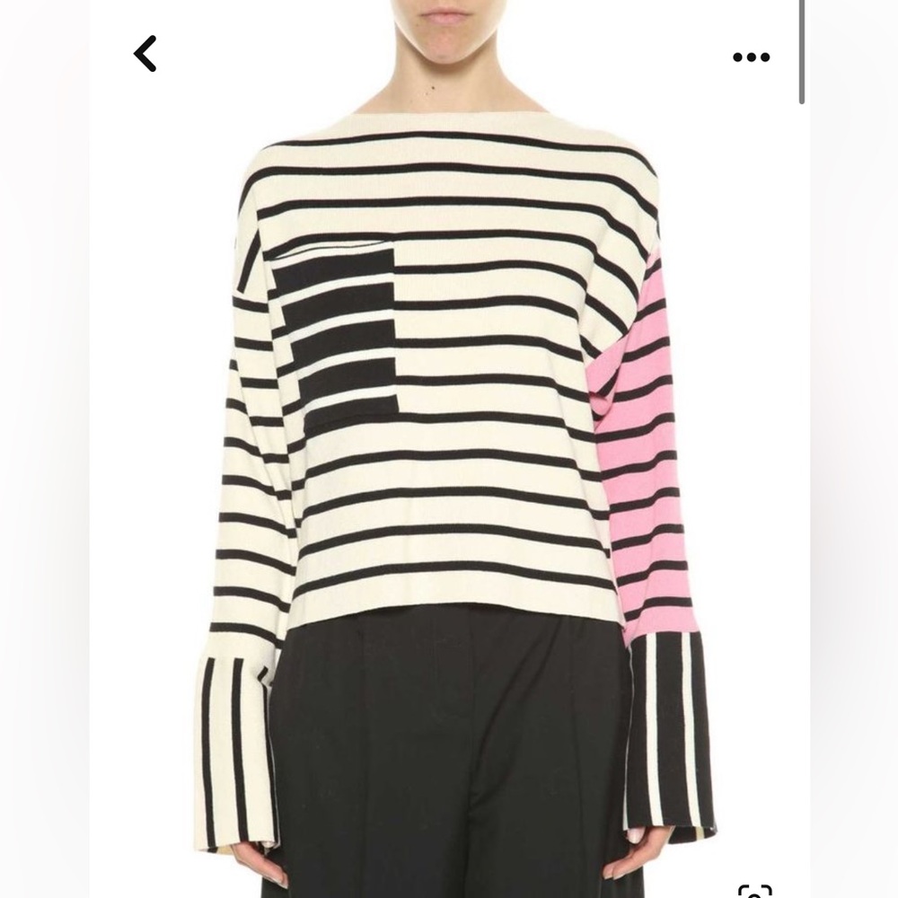 Celine Striped Knitted long sleeve Pullover NWOT XS fits S